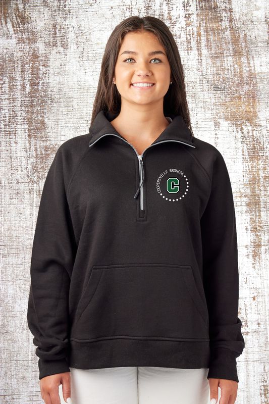 Ladies' Boxy Half Zip