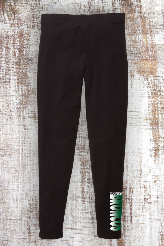 Green and White Gradient ladies' leggings