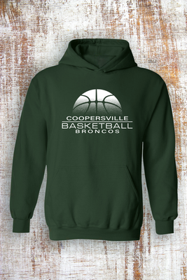 Broncos Ombre Basketball Sweatshirt - hooded and crew