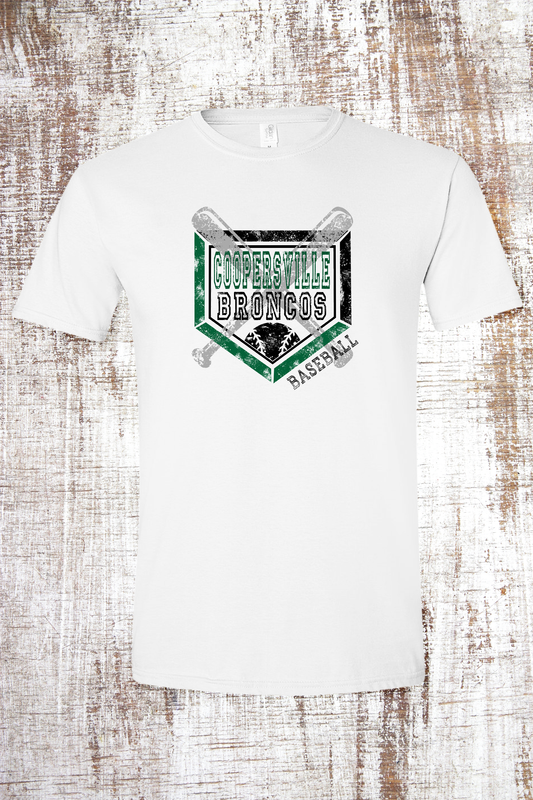 Coopersville Distressed Baseball Short Sleeve T-Shirt