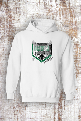 Coopersville Distressed Baseball Sweatshirt -  Hooded and Crew