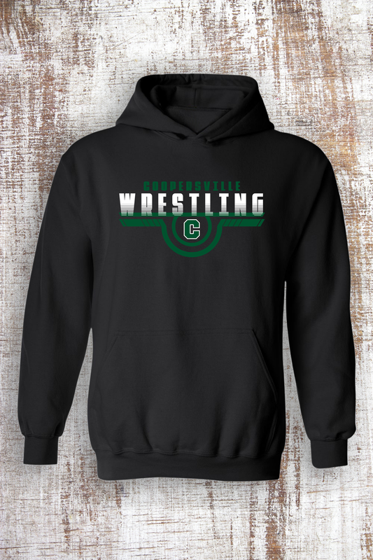 Wrestling Two-Tone Sweatshirt - hooded and crew