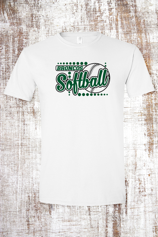 Broncos Softball Short Sleeve T-Shirt