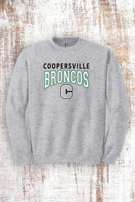 Varsity C sweatshirt - hooded and crew