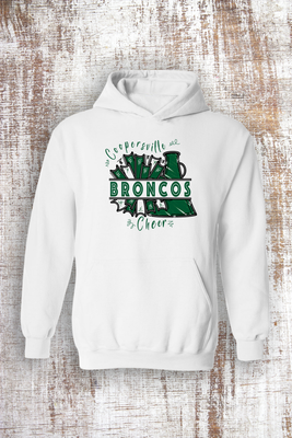 Broncos Cheer Springs Hooded and Crew Sweatshirt