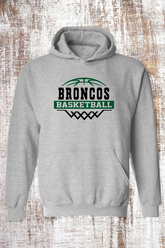 Basketball Hoop Sweatshirt - hooded and crew