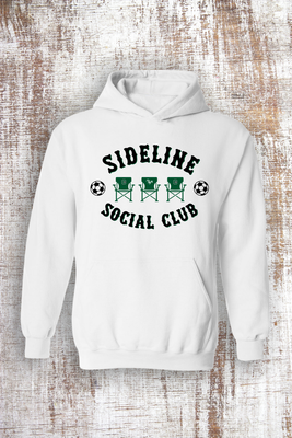 Coopersville Bronco Soccer Sideline Social Sweatshirt - hooded and crew