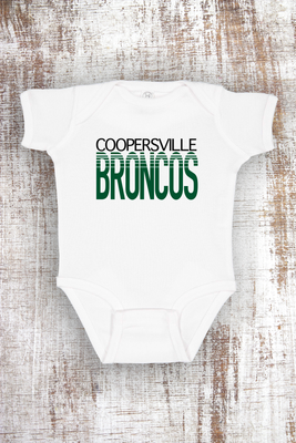Coopersville Broncos Infant Short Sleeve Bodysuit