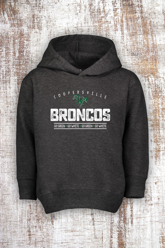 Distressed Go Green Unisex Toddler Hoodie