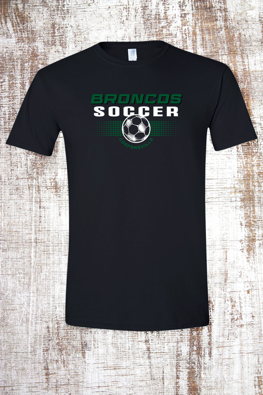 Coopersville Broncos Soccer Short Sleeve T-Shirt