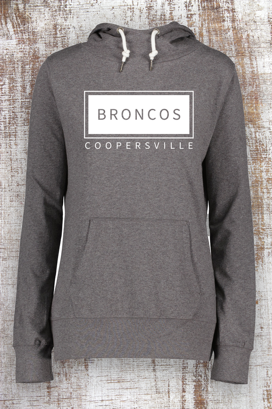 Ladies' Lightweight Simple Funnel Neck Hooded Tee