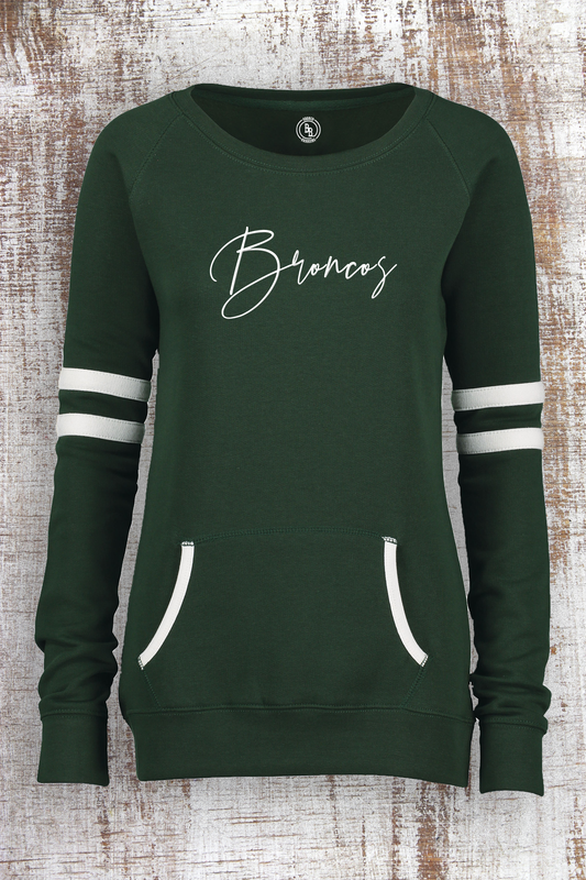 Puff Broncos ladies' crewneck sweatshirt