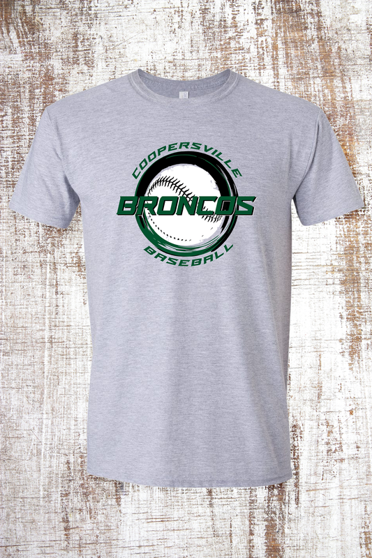 Broncos Edgy Baseball Short Sleeve T-Shirt