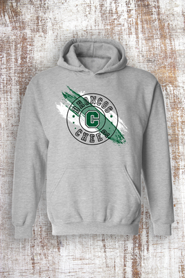 Broncos Paint Cheer Hooded and Crew Sweatshirt