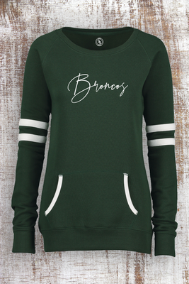 Puff Broncos ladies' crewneck sweatshirt