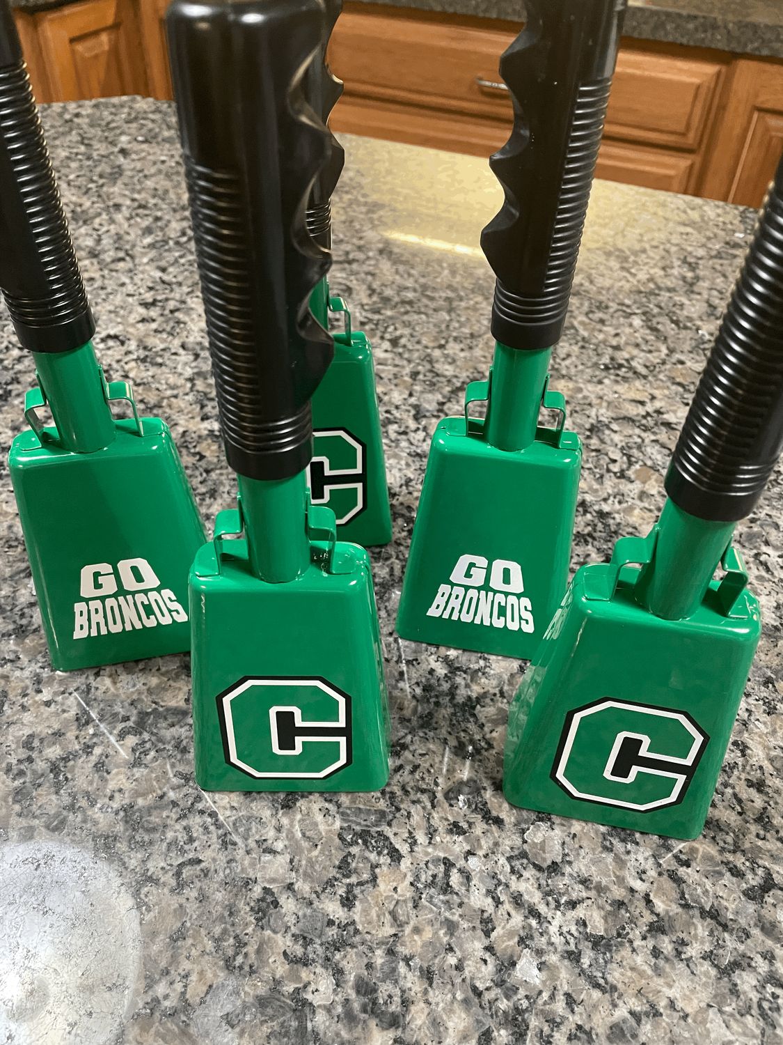 GO BRONCOS Cowbell