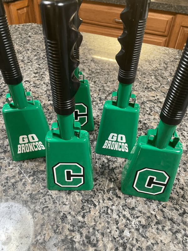 GO BRONCOS Cowbell