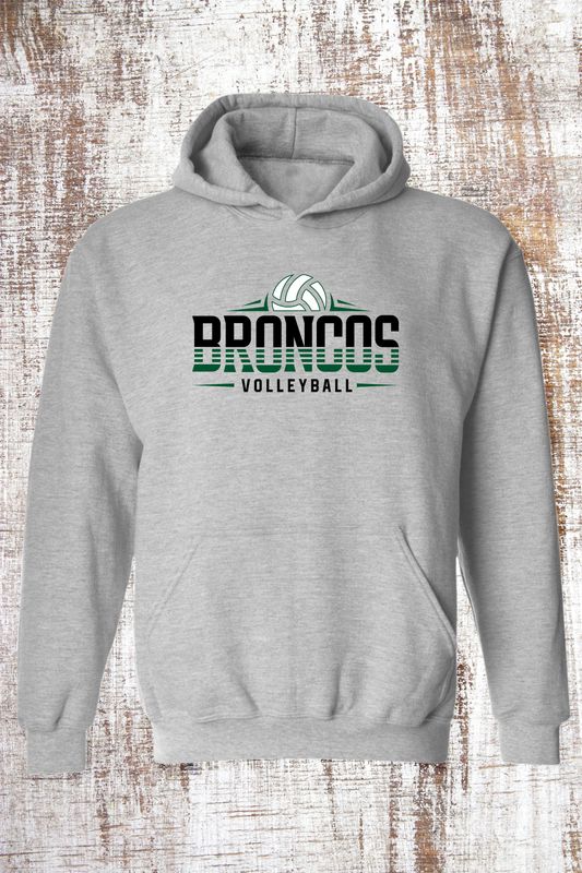 Broncos Volleyball Sweatshirt - hooded and crew
