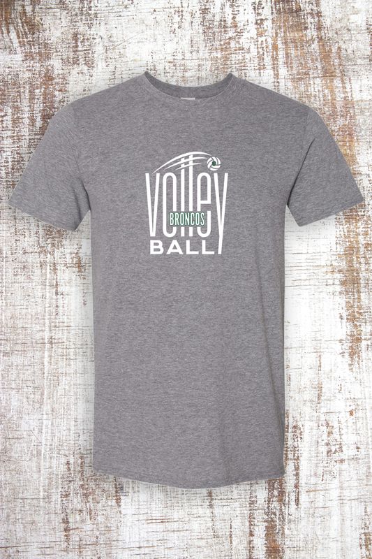 Broncos Reach Volleyball Short Sleeve T-shirt
