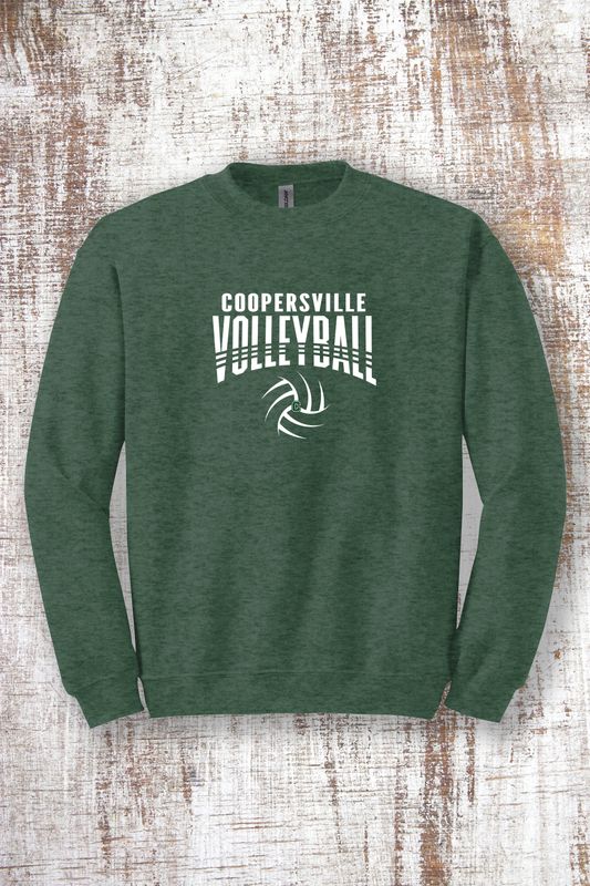 Coopersville Volleyball Sweatshirt - hooded and crew