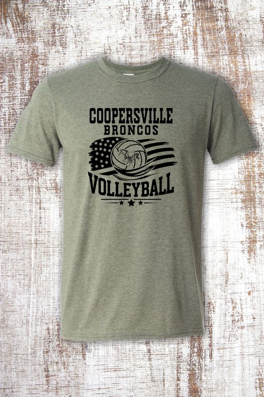Military Volleyball Game -  Short Sleeve T-Shirt