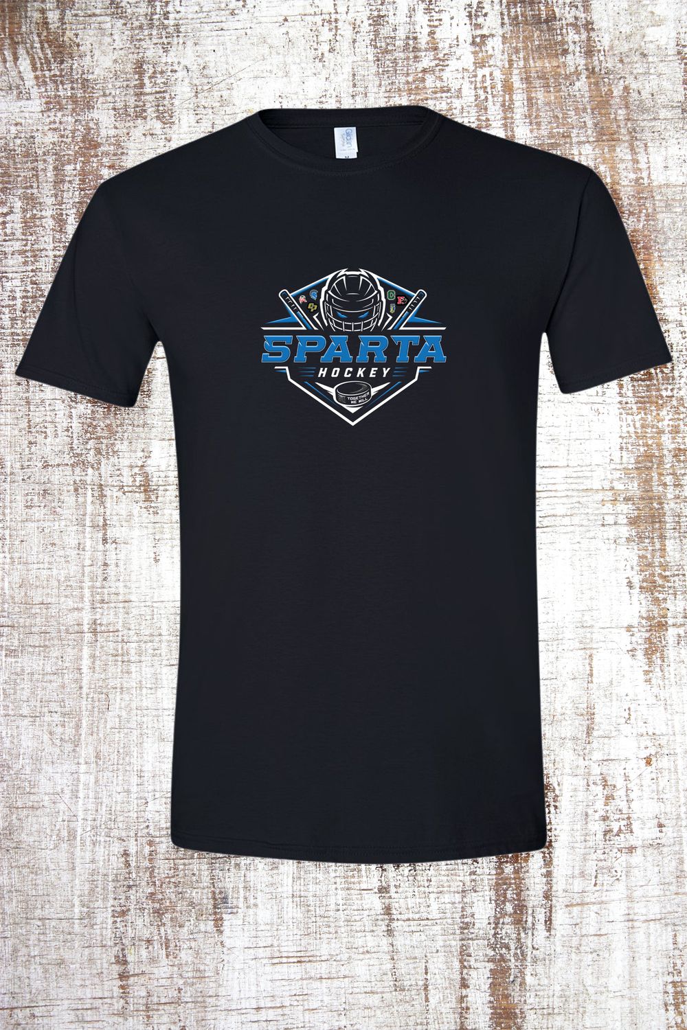Sparta Hockey Co-op Short Sleeve T-shirt, Color: Black