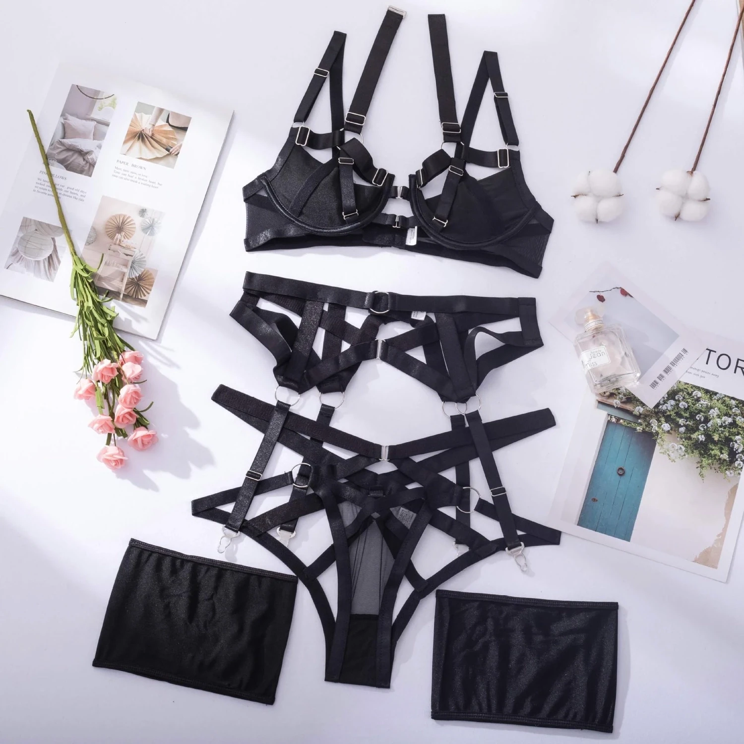 Gothic Sensual Lingerie Set