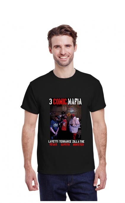 3 Comic Mafia T Shirt