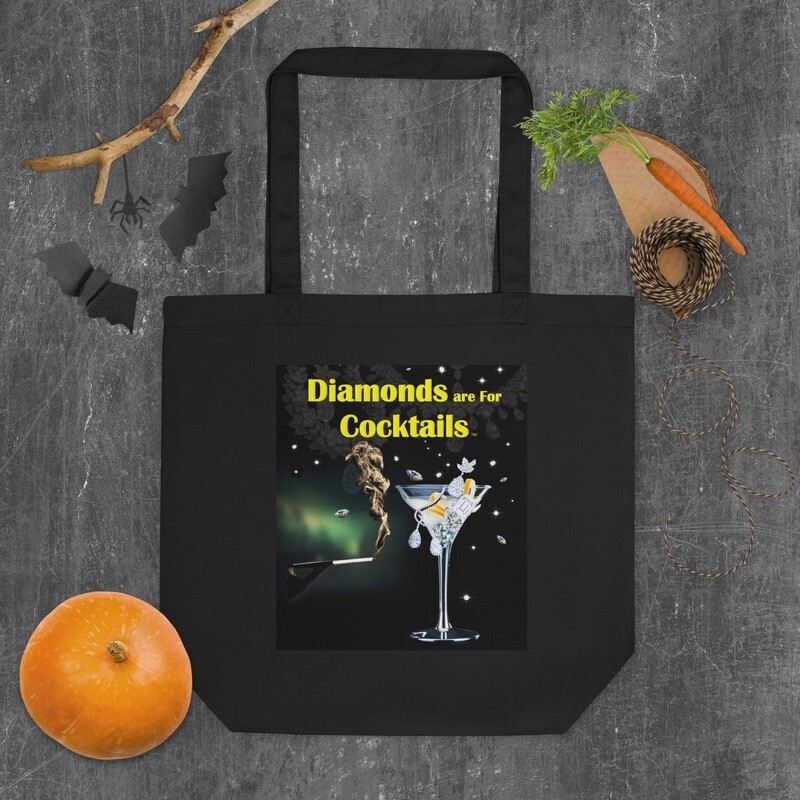 Diamonds are For Cocktails Hip & Cool Eco Tote Bag