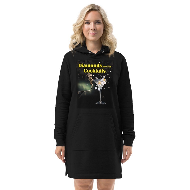 Diamonds are For Cocktails Hip & Cool Hoodie Dress