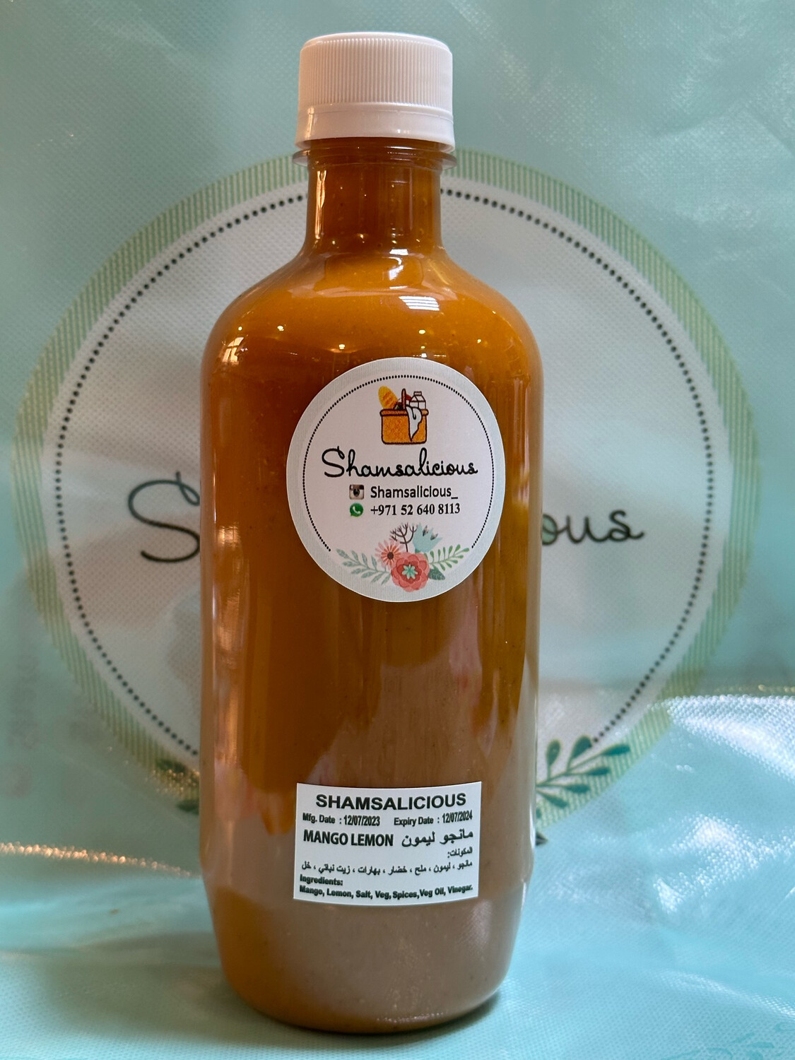 أچار مانجا ليمون سائل حجم وسط Mango Limon Medium Size
