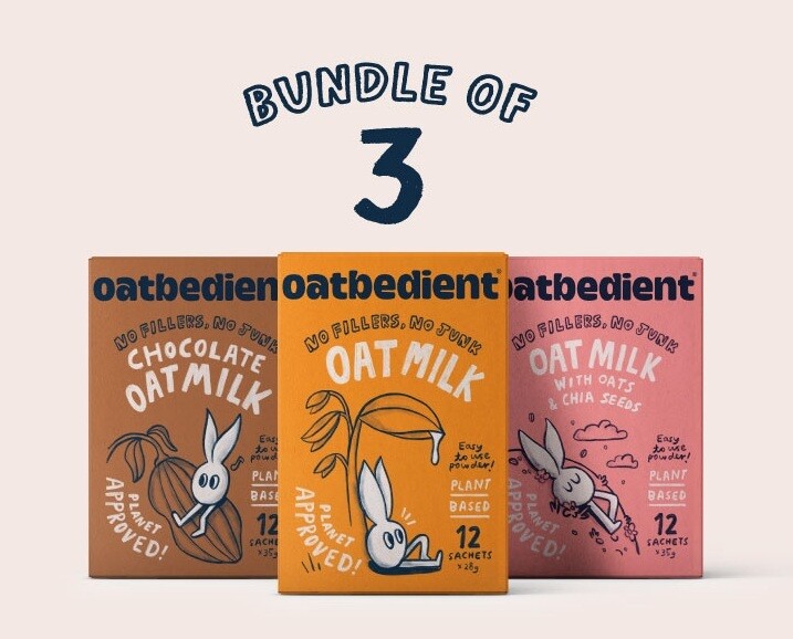 Oatbedient - Bundle of 3 (mix &amp; match)