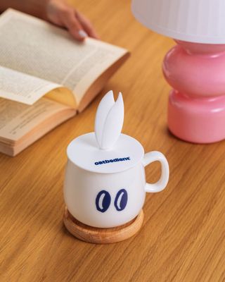Limited Edition Oatdit Ceramic Mug with Lid