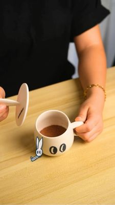Limited Edition Oatdit Ceramic Mug with Lid