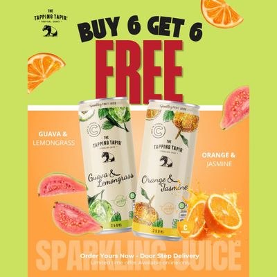 SALE: Buy 6 Get 6 free - Orange &amp; Guava