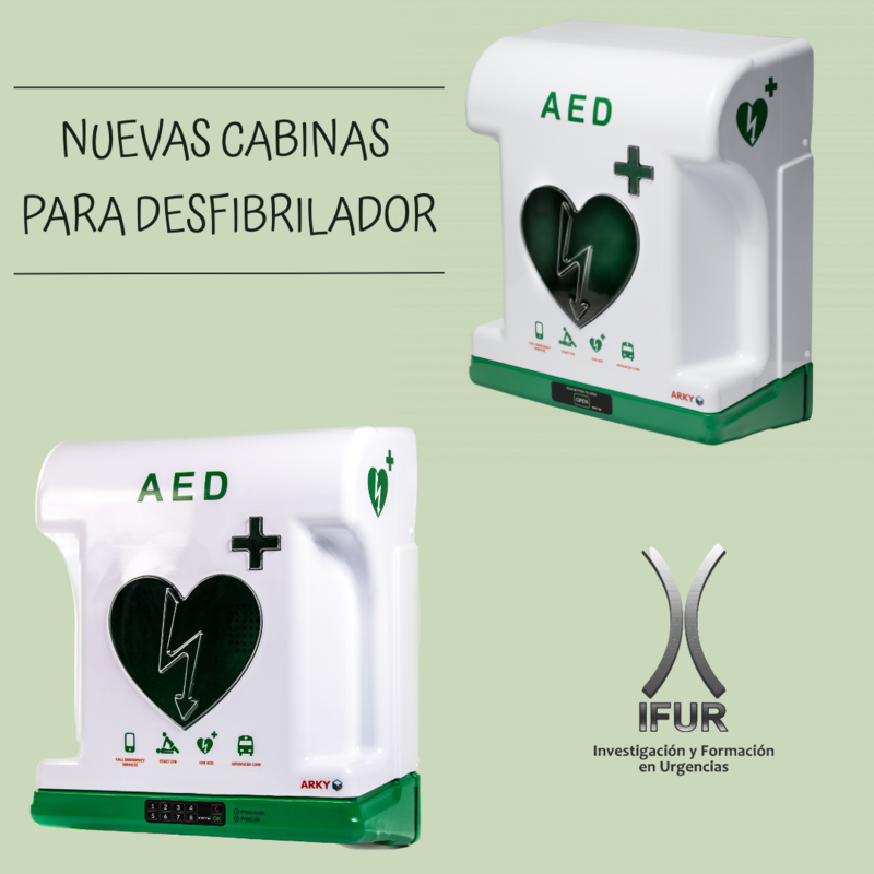 Caja para desfibrilador