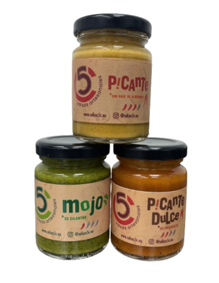 Pack de 3 salsas - 310 gr