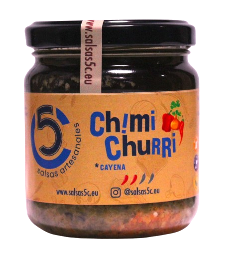 Salsa Chimichurri con aceite de Cayena - 160 gr