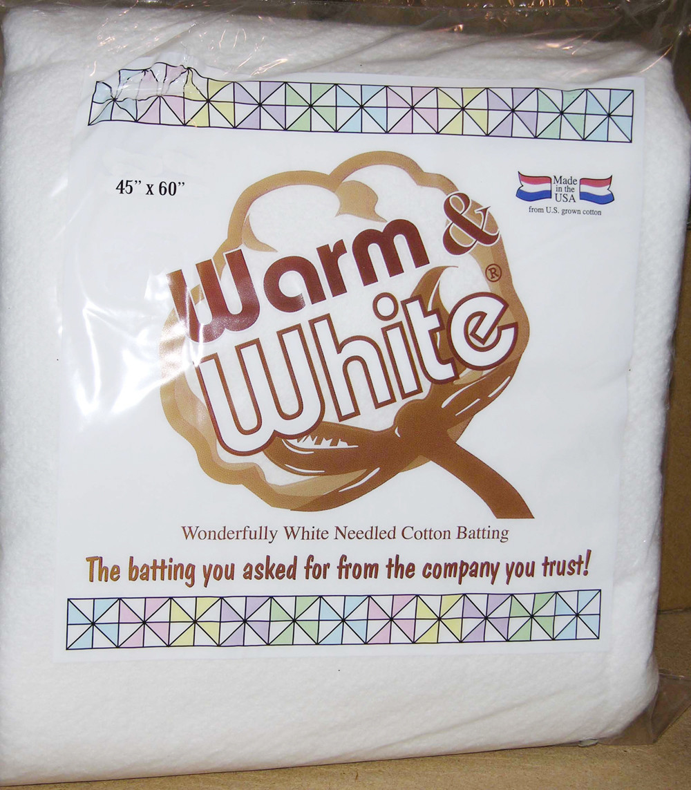 Warm &amp; White Batting Baby 45in x 60in