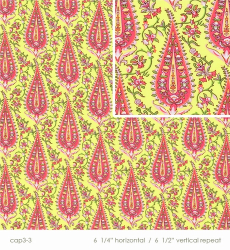 Cypress Paisley, lime