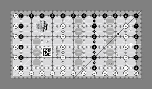 Creative Grids Quilting Ruler 6 1/2in x 12 1/2in