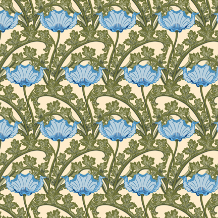 Poppy, blue