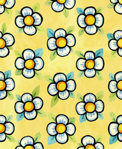 Posies, yellow