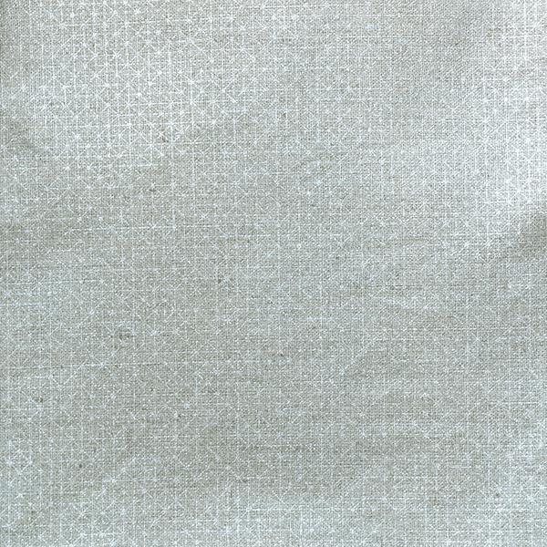 Sparkle (lin/cot canvas), natural &amp; silver met.