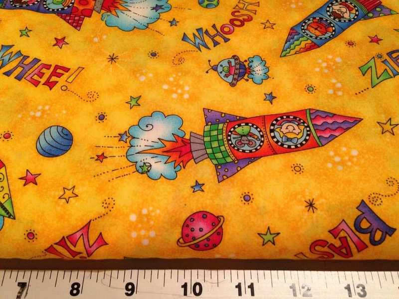 Space Rockets, yellow