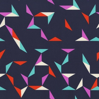 Tangrams, navy