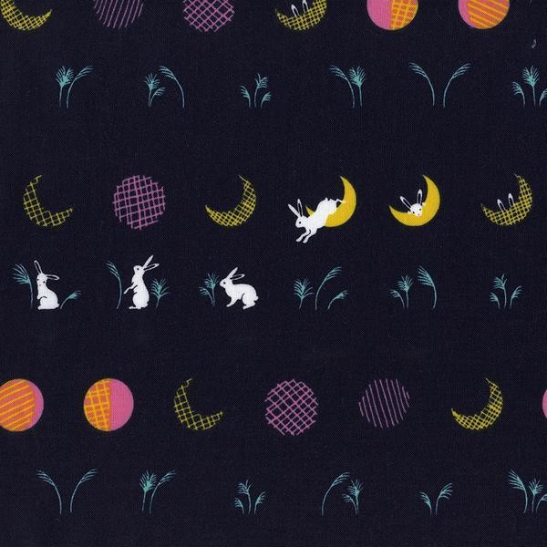 Moon Bunnies, navy