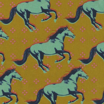 Gallop (lin/cot canvas), mustard