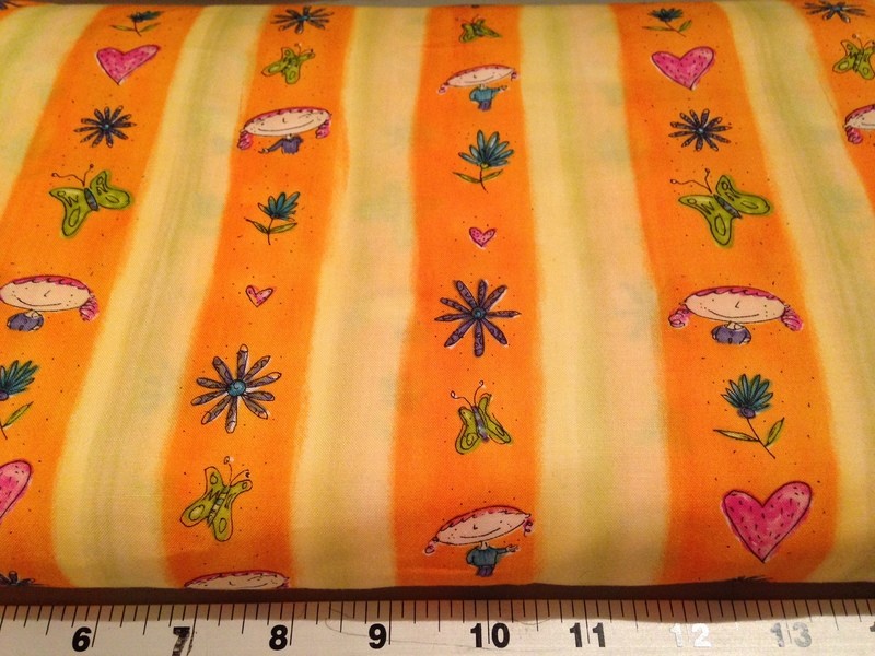 Sassy Princess Girl Stripe, orange