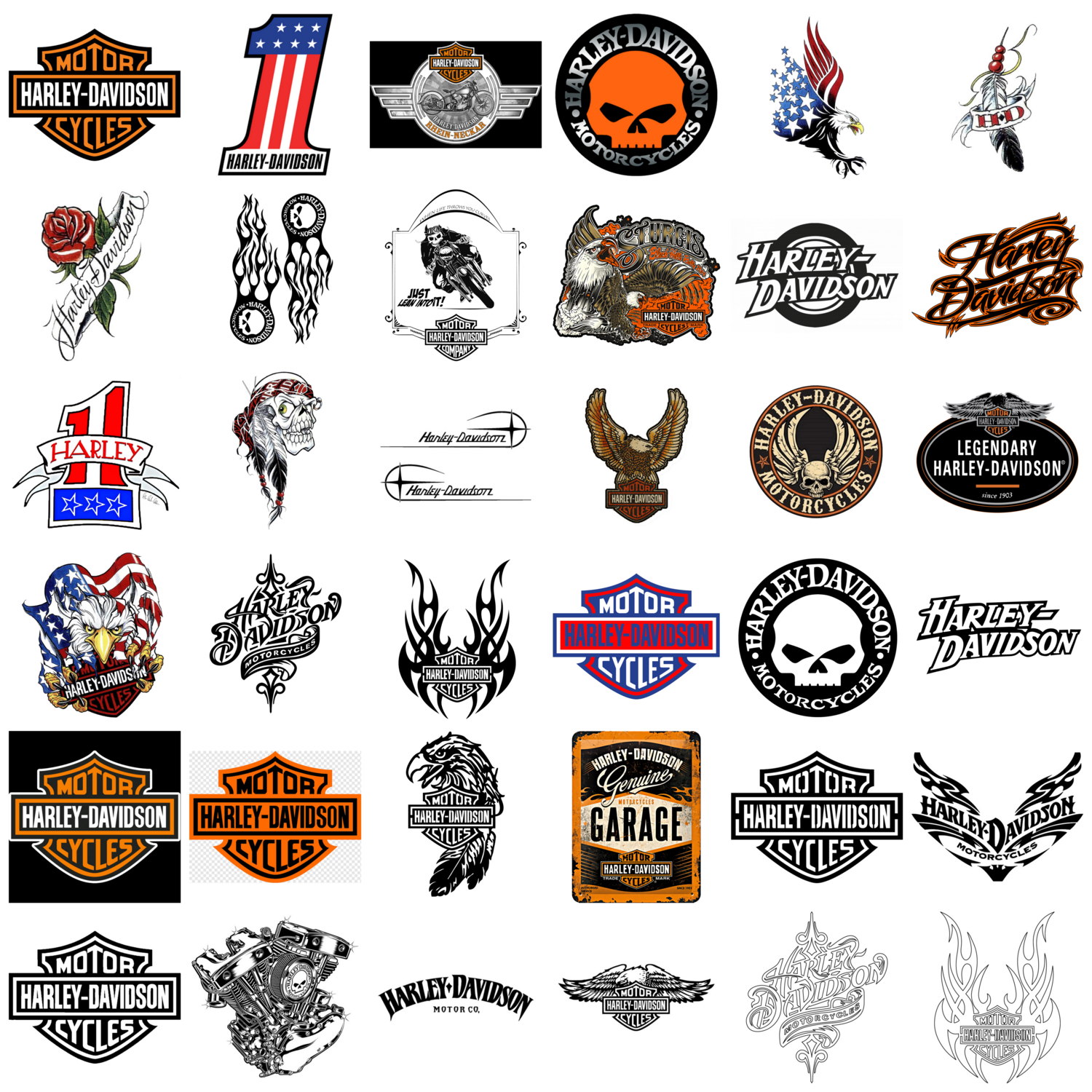 Harley-Davidson SVG Vector Files - Instant Download